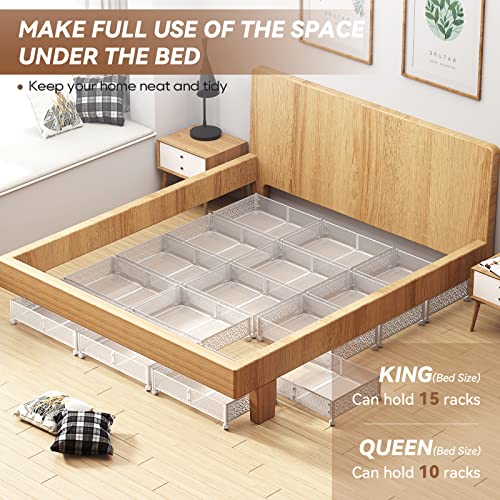 Under Bed Storage Container with Wheels,Patterned - Image 7
