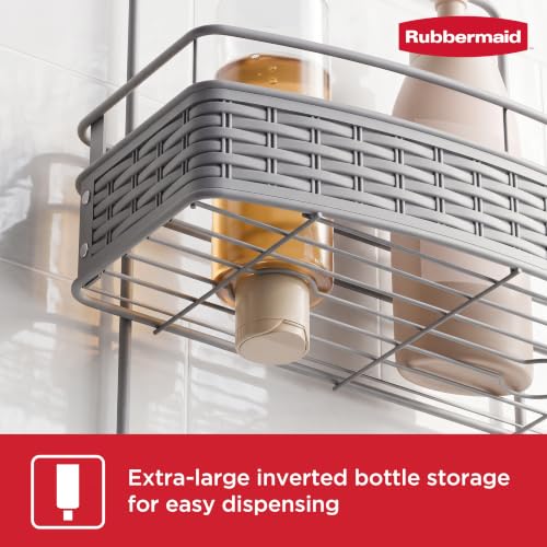 Rubbermaid Hanging Shower Caddy - Rust-Resistant Shower - Image 6