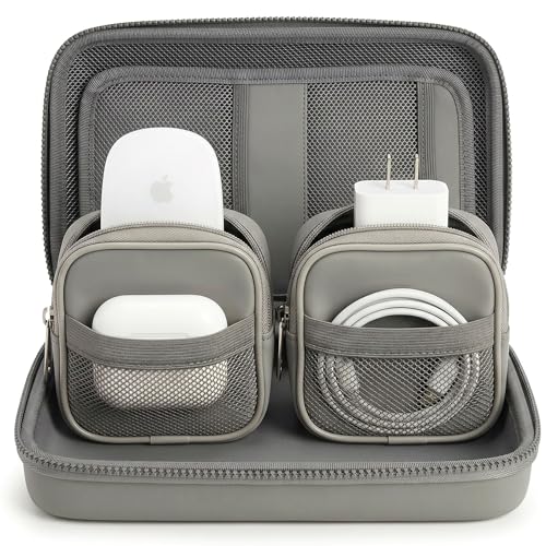 Mid-Size Tech Organizer with Removable Pouches – Hard Shell - Image 2