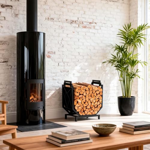 Firewood Rack Outdoor Indoor - Firewood Holder with Canvas - Image 3