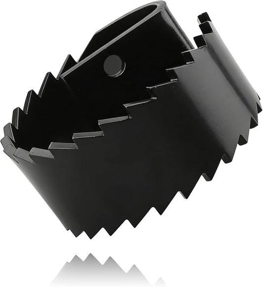 3HDB Heavy Duty Root Saw Drain Cleaner Cutter for General Wire 5/8" to 3/4" Drain Cables with Connectors, Alloy Steel Root Cutter Blade for Sewer Line & Pipe Drains Cleaning