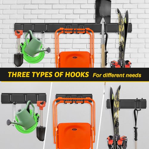 Garage Tool Organizer Wall Mount, 48 Inches Garden Garage Storage - Image 6