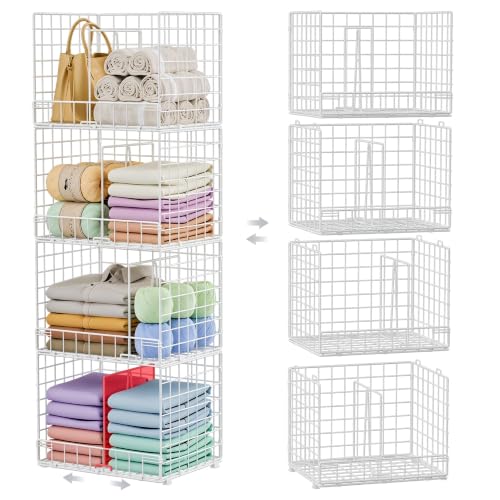 4Tier Stackable Closet Storage and Organizers | Home Organization - Image 2