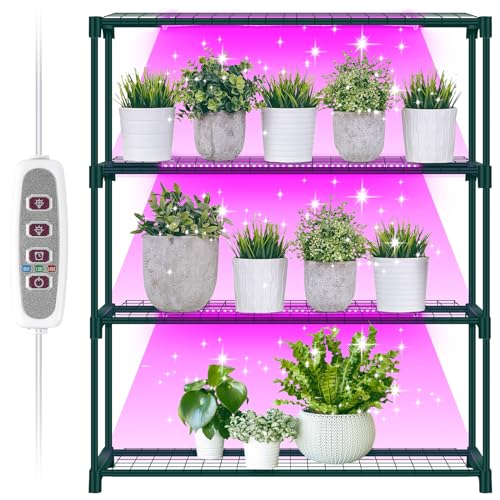 Vercraft 4 Tier Winter Greenhouse with Shelves 42x12x35 Inch 24W - Image 2