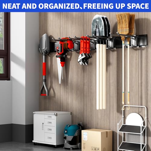 Garage Tool Organizer Wall Mount, 48 Inch Heavy Duty - Image 3