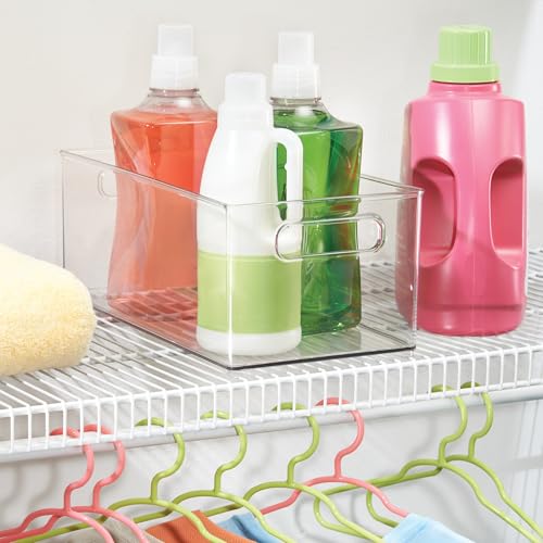iDesign Kitchen Binz Stackable Organizer, 8" x 6" x 14.5", Clear - Image 7