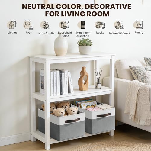 4 Pack Large Closet Storage Baskets Bins for Shelves | Home Organizati - Image 6