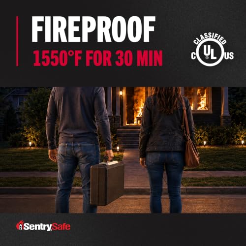SentrySafe Fireproof Safe Box with Key Lock, Chest S | All Products - Image 3