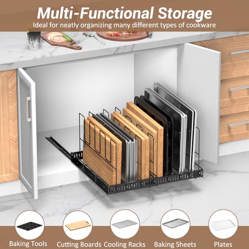 Housolution Pull Out Baking Tray and Cookie Sheet Cutting - Image 4
