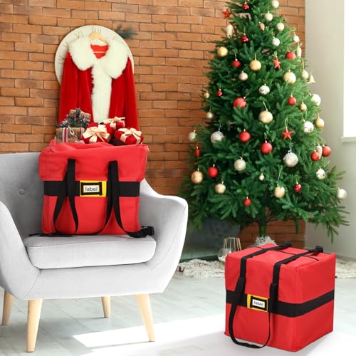 2 Pcs Christmas Storage Bags Christmas Garland Ornaments - Image 3
