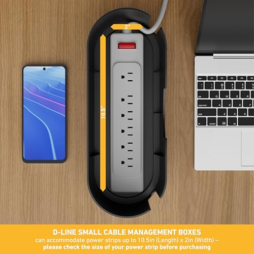 D-Line Cable Management Box, Power Strip Cover - Image 4