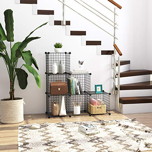 C&AHOME Wire Cube Storage, 6 - Cube Organizer Metal C Grids - Image 3