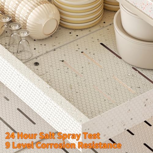 Pull Out Cabinet Organizer, Expandable 12.6"-20.47" 2Pack (White) - Image 5