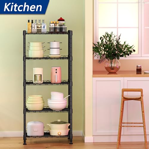 REGILLER 5-Wire Shelving Metal Storage Rack - Image 3