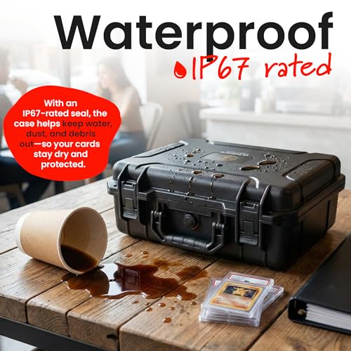 Graded Card Storage Box, IP67 Waterproof Hard Slab Case - Image 5