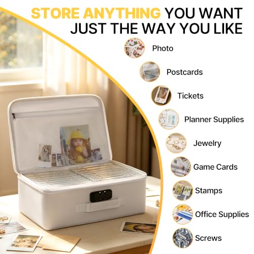 Photo Storage Box with 18 Inner Photo Case, Photo | Home Organization - Image 8