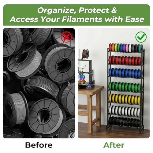 3D Printer Filament Rack, 7-Tier Heavy Duty Filament - Image 5