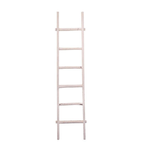 Decorative Vertical Ladder with Towel Rack Design | Home Organization - Image 1