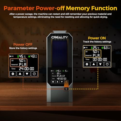 Creality Filament Dryer, Space Pi Filament Storage Box -Double - Image 7