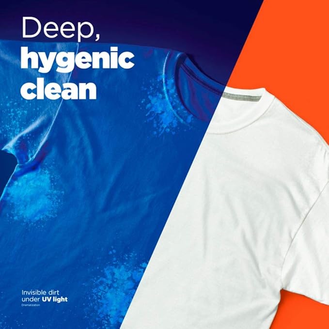 Tide Hygienic Clean Heavy 10x Duty Power PODS Laundry Detergent Pacs, Original, 21 count, For Visible and Invisible Dirt