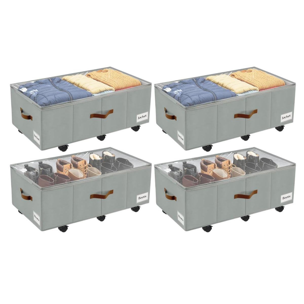 Under Bed Storage with Wheels, Dorm Room Organizer f | All Products - Image 1