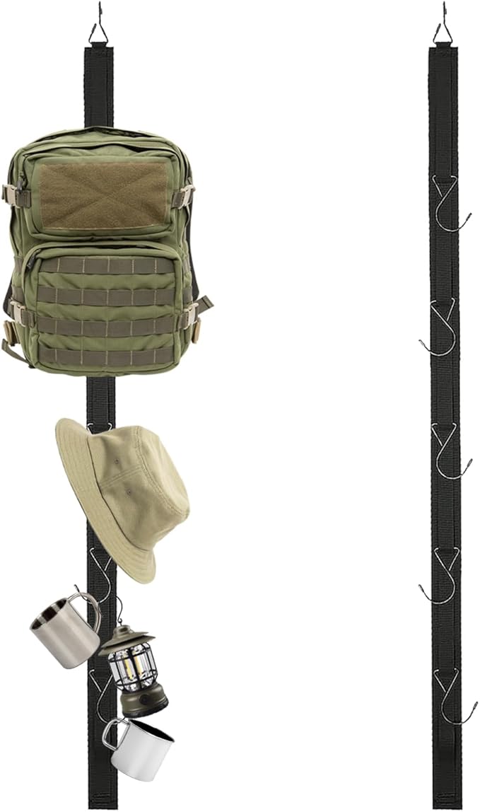 Hockey Drying Rack,Hockey Training Equipment Gear Organizer,Portable Sports Hanging Straps with 5 Hooks,Ice Hockey Gifts for Men Boys Mom.Hockey Hanger for Home Travel Outdoor.Hockey Accessories