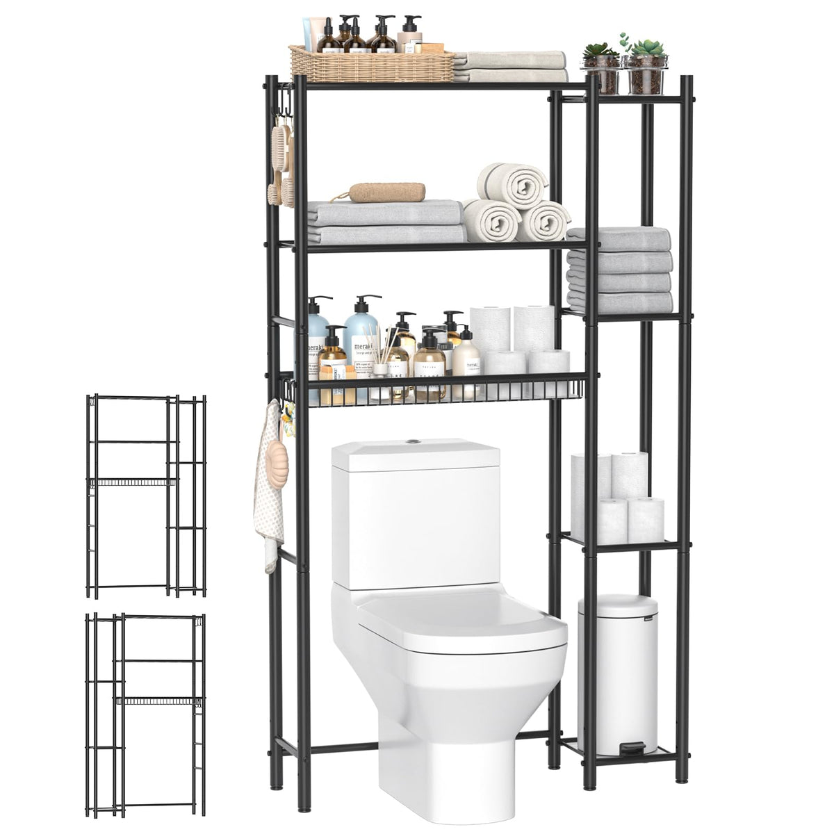 Over The Toilet Storage Shelf - Bathroom Organizer Rack - Image 1