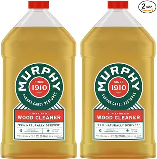 Murphy Oil Soap Oil Soap Concentrated Original Wood Cleaner, 32-Ounce, (Value Pack of 2)