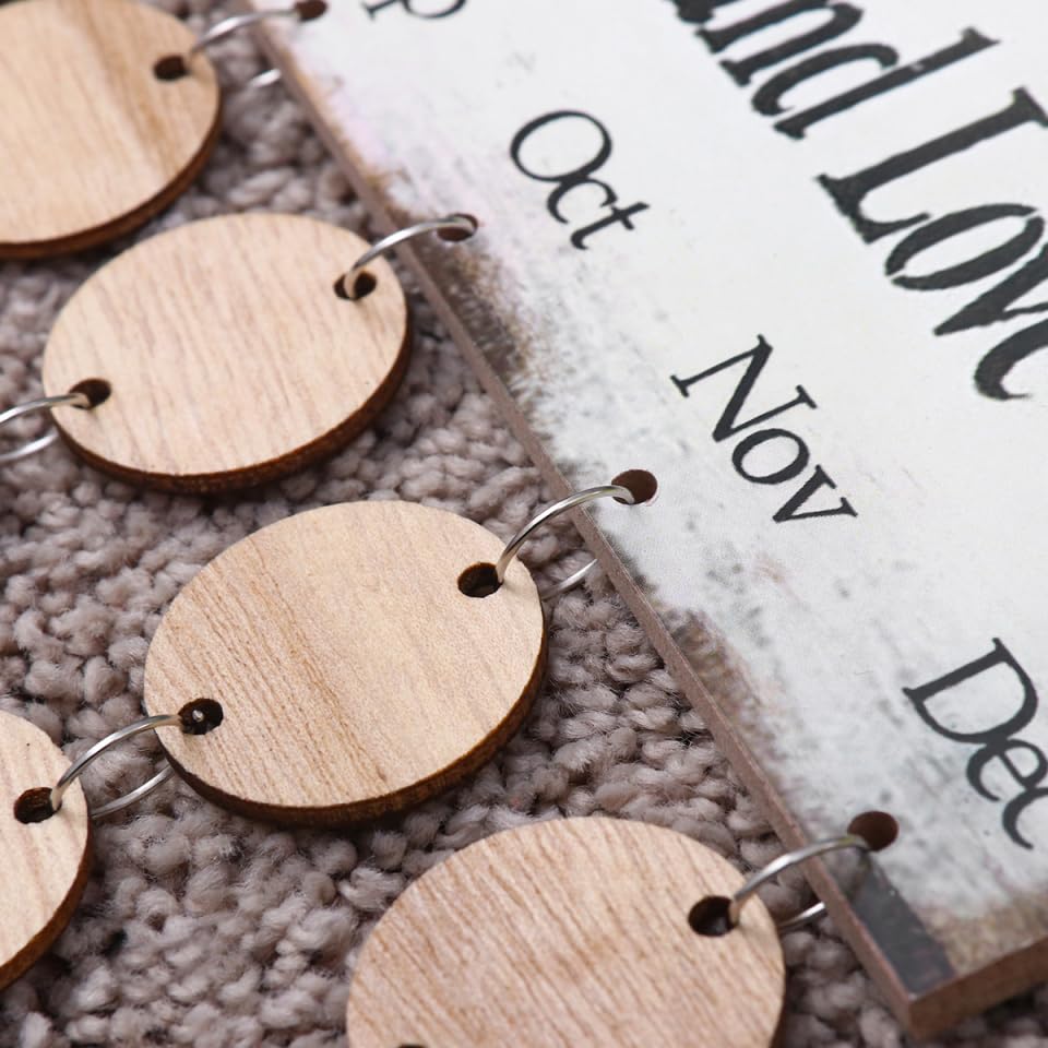 WINOMO Gifts for Mom Grandma Family Birthday Calendar with Tags - Image 4
