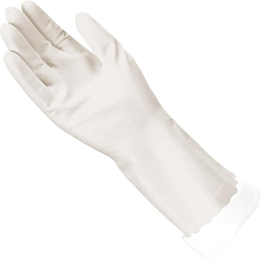 Mr. Clean Bliss Premium Reusable Latex-Free Vinyl Cleaning Gloves with Non-Slip Grip, Large