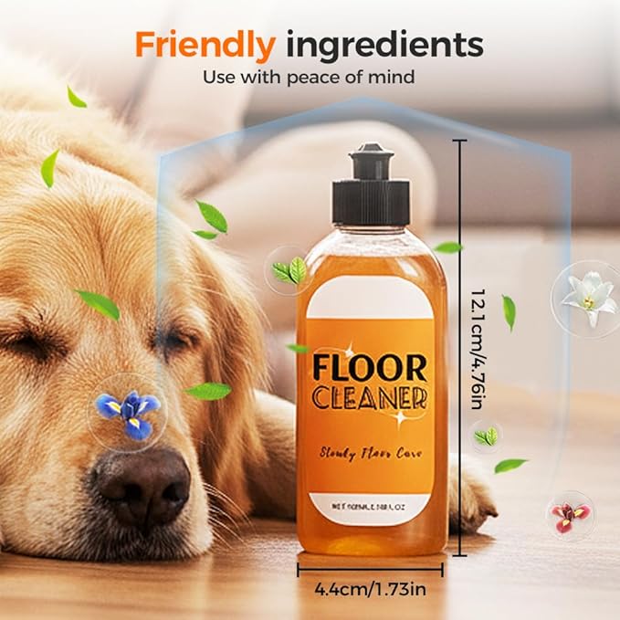 Powerful Stain Removing Floor Cleaner, 2026 New All-purpose Cleaning Agent, Household Hardwood Floor Cleaning Solution, Laminate Wood Floor Cleaners for Mopping Wood, Tile, Marble (100ml*1)