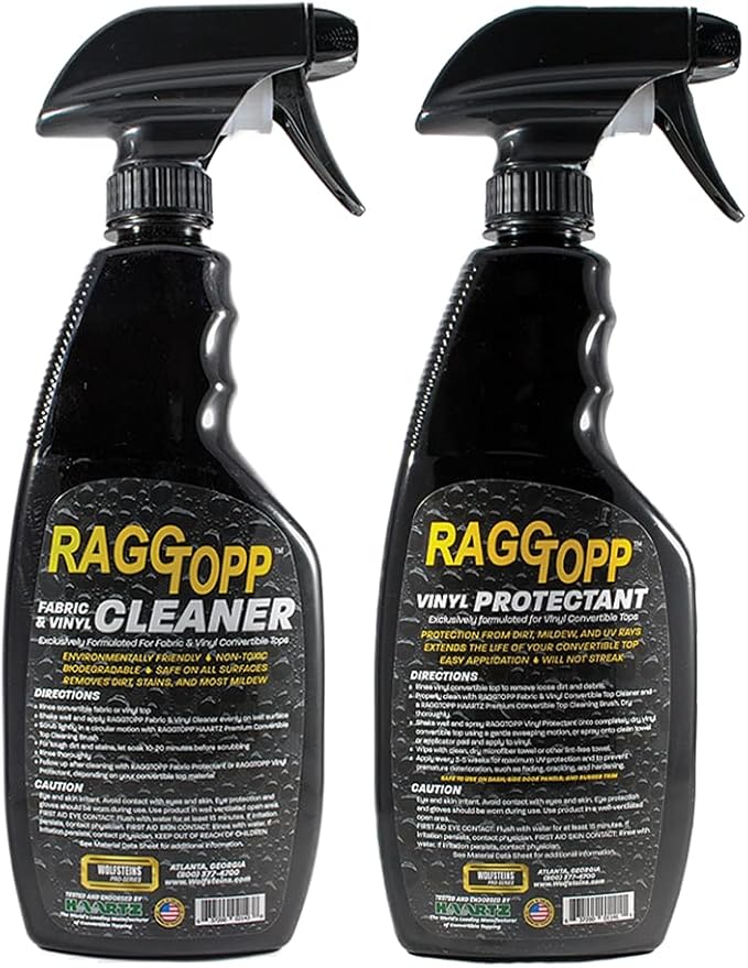Raggtopp Convertible Top Vinyl Cleaner & Protectant Kit 16 ounce