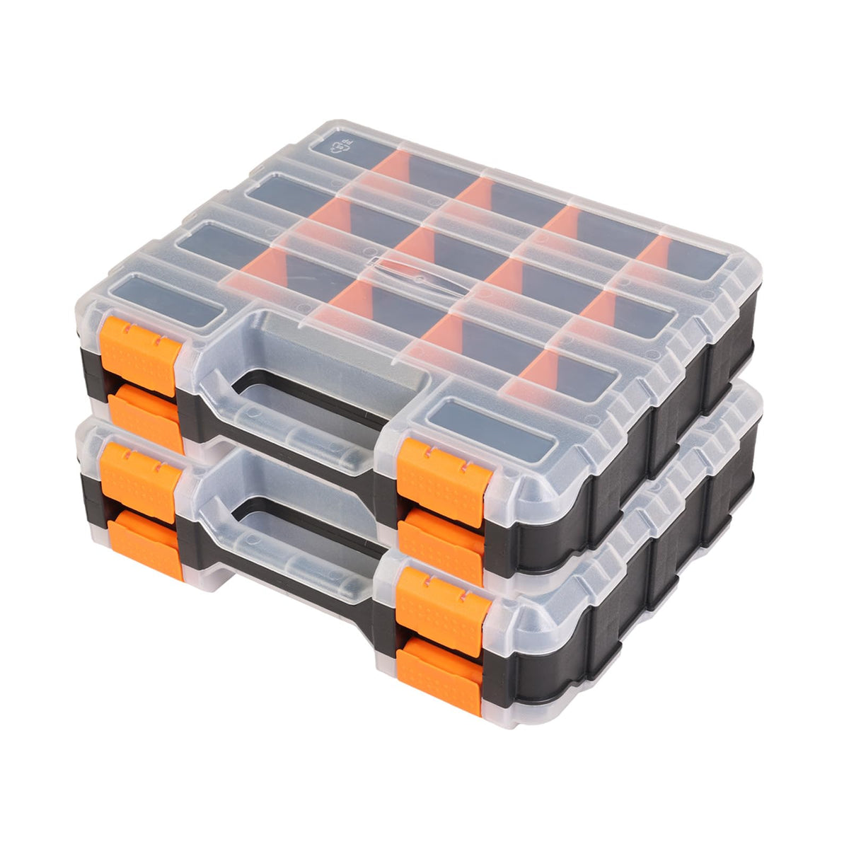 Jack Boss Tool Box with Transparent Lid, Double Side - Image 1