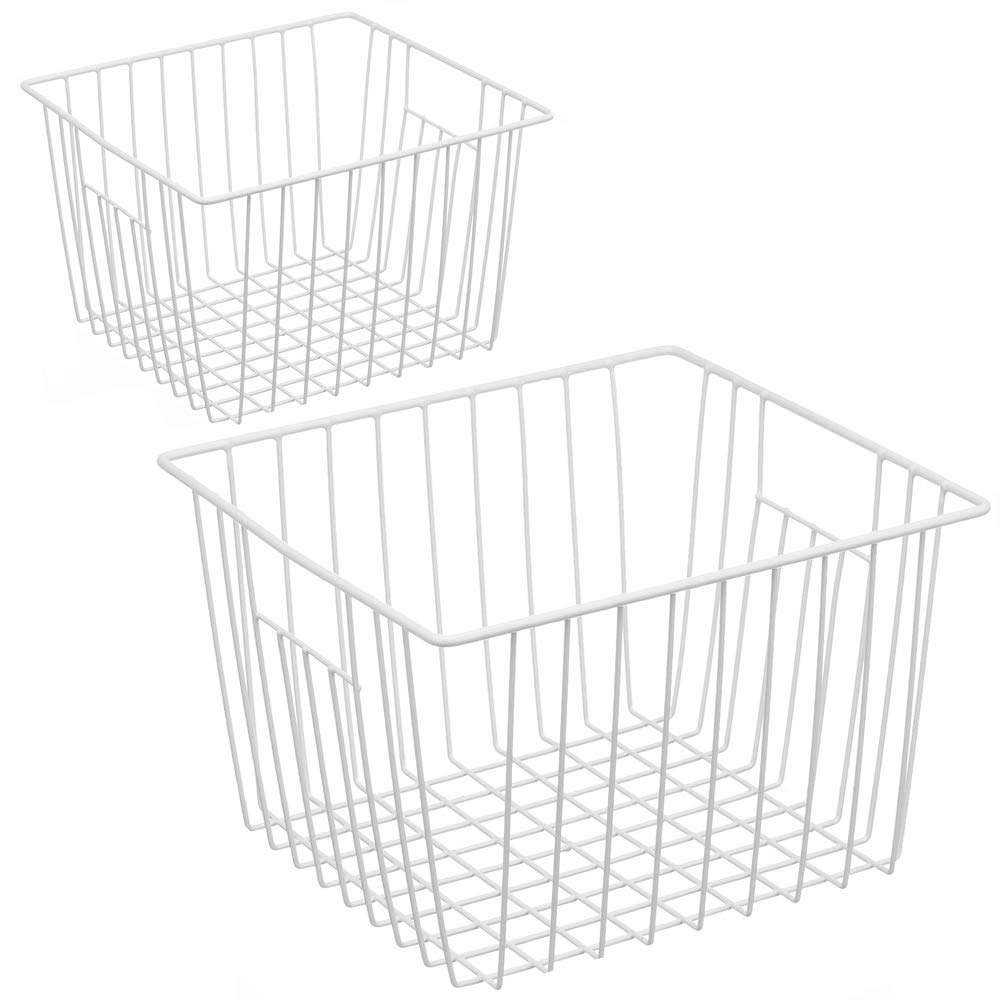 Deep Refrigerator Freezer Baskets, Large Household Wire - Image 1