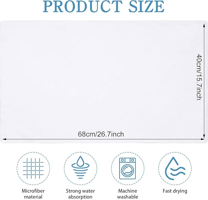80 Pack Hand Towels Bulk 16 x 27 Inch Facial Bleach Proof Towels for Gym, Spa, Kitchen, Hotel (White)