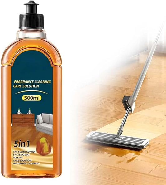 Spainho Floor Cleaner, 2026 Upgrade 5-In-1 Floor Cleaner Pro, Multi-Purpose Scrubbing Pad for Kitchen and Bathroom, Efficient Stain Remover for Families, Hardwood Surface Wax/Shine/Oil (1pcs)