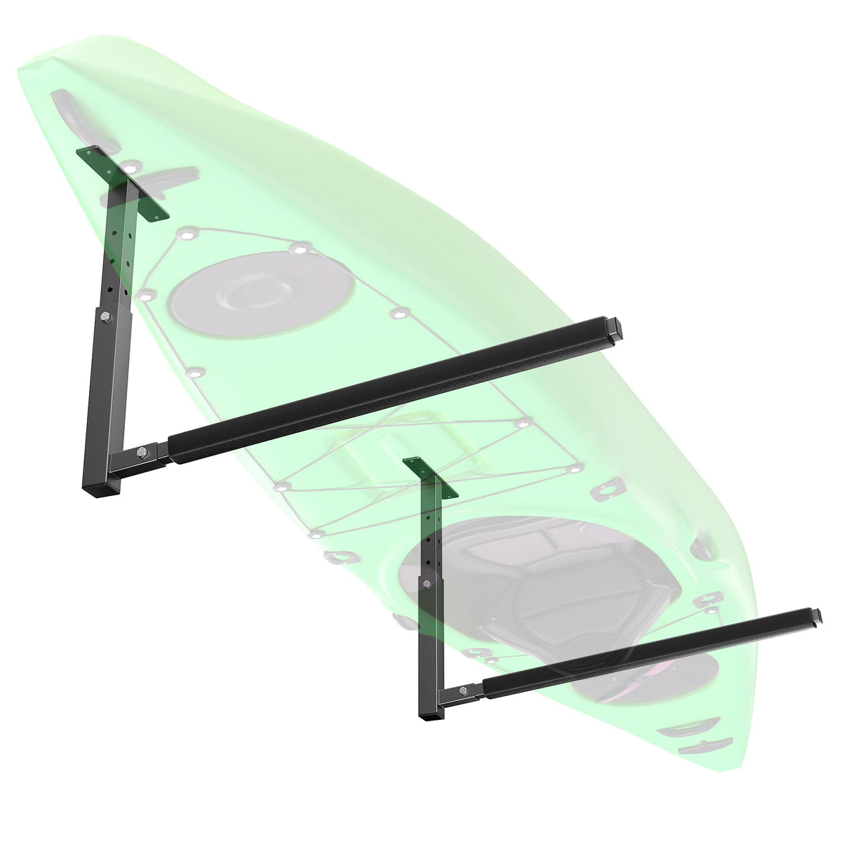 Adjustable Ceiling Kayak Storage Rack for Garage - Image 1