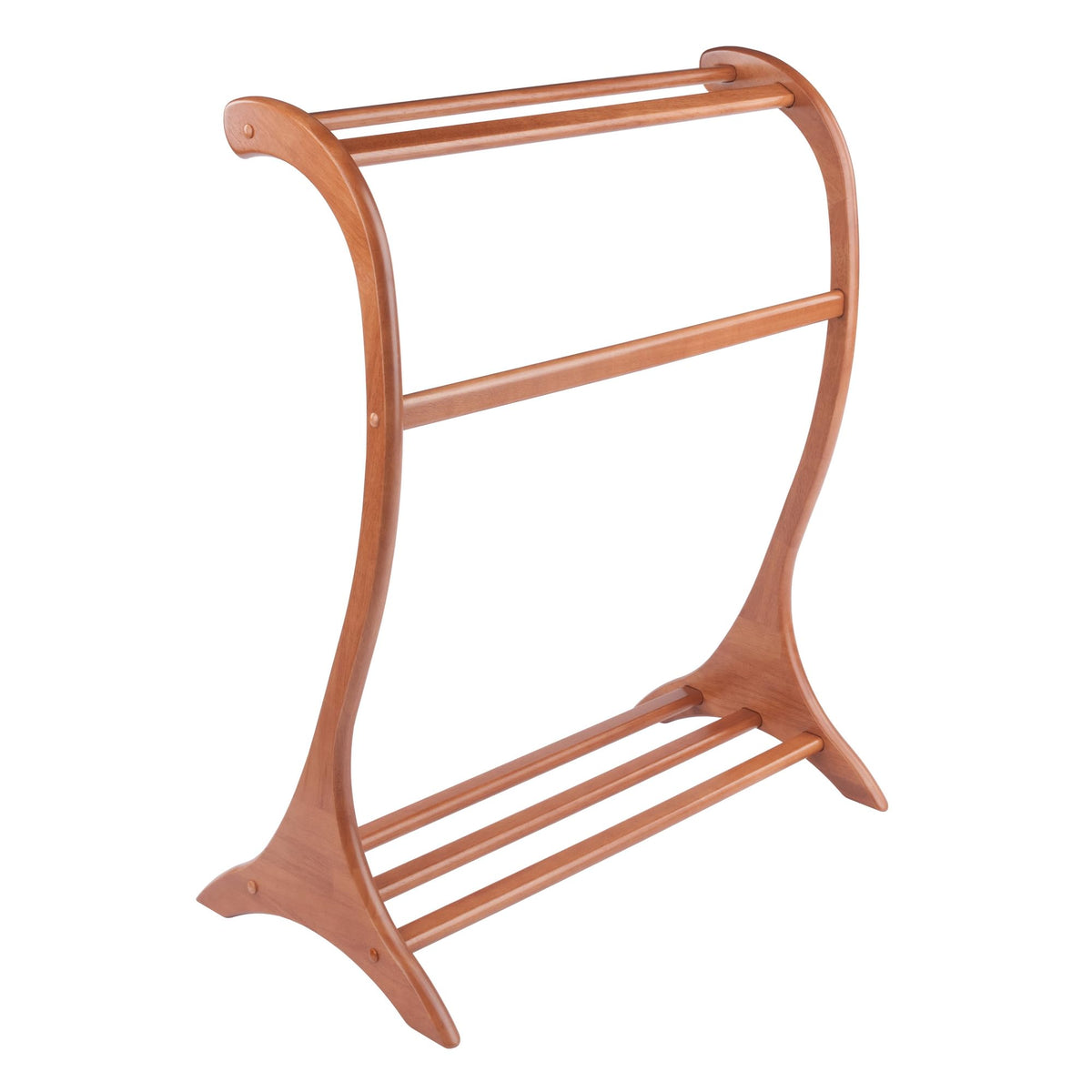 Winsome Bella Blanket Rack in Teak - Image 1