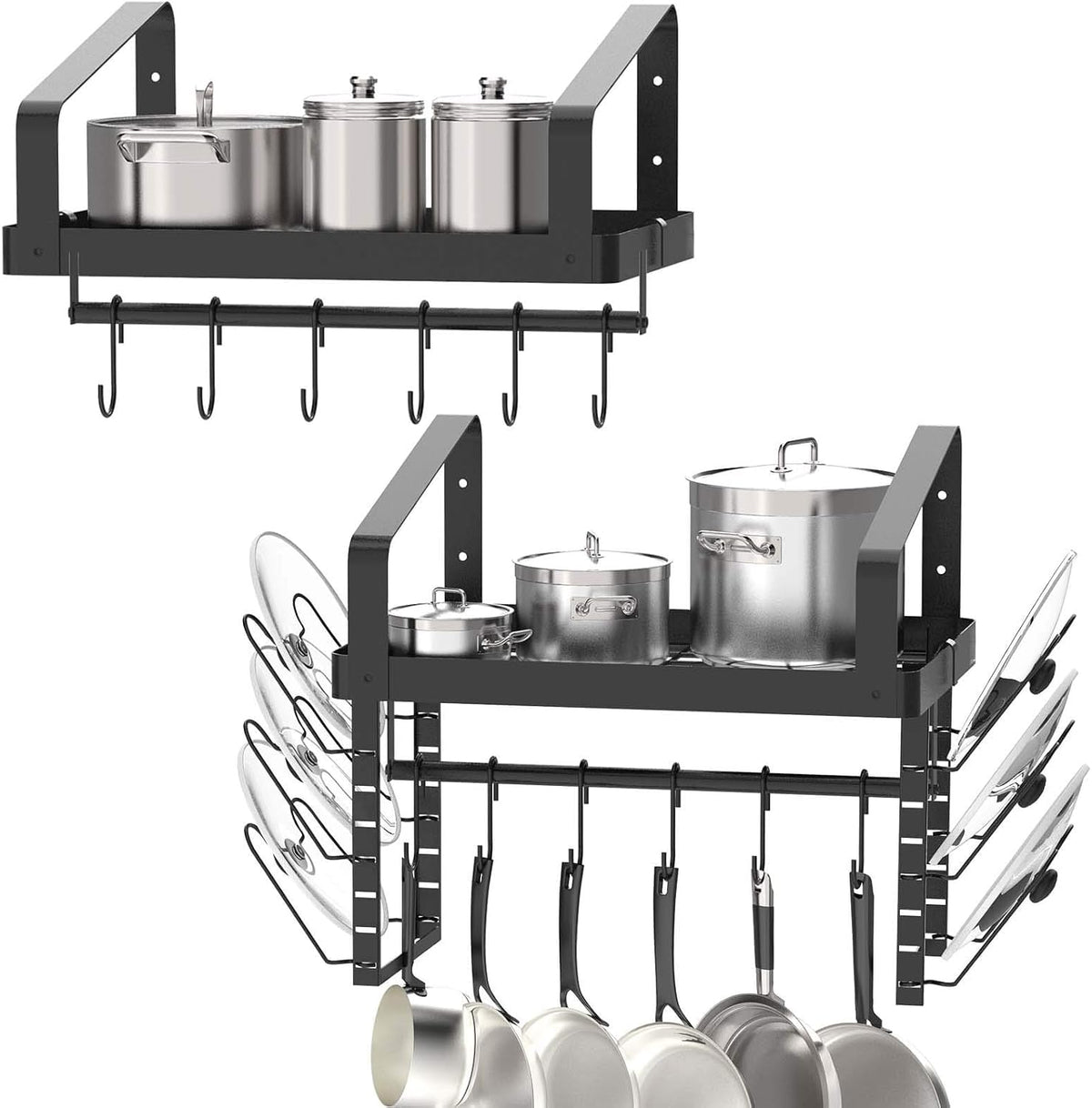 X-cosrack Pot Racks Wall Mounted Set of 2,with Towel | All Products - Image 1