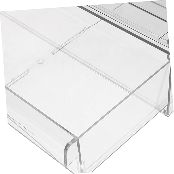 Vaguelly 2pcs Acrylic Makeup Organizer with Drawer Detachable Desktop Storage Box for Cosmetics Elegant Design for Home to Clean for Bathroom and Vanity Use