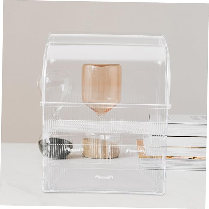 Happyyami Makeup Organizer Large Acrylic Storage Box Desktop Cosmetic Organizer Drawer Storage