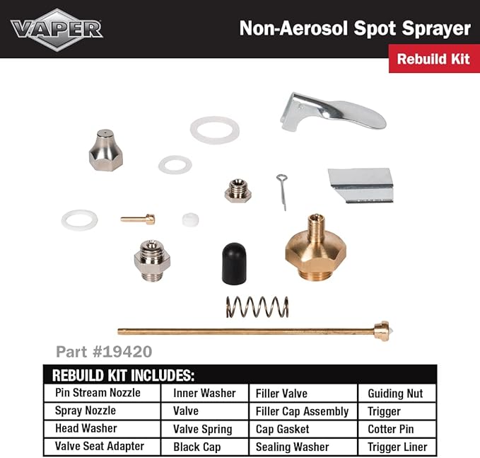 Vaper 19428 Spot Spray Non-Aerosol Sprayer - Yellow