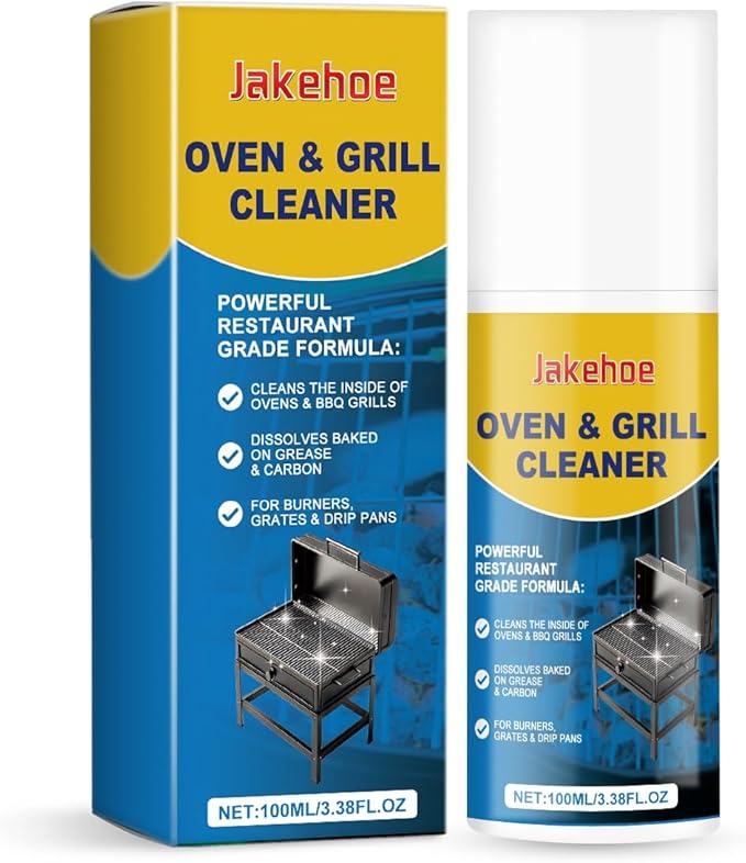 Grill & Oven Cleaner, Heavy-Duty Foam For Grease & Carbon, Multi-Surface Kitchen Degreaser(1PCS)
