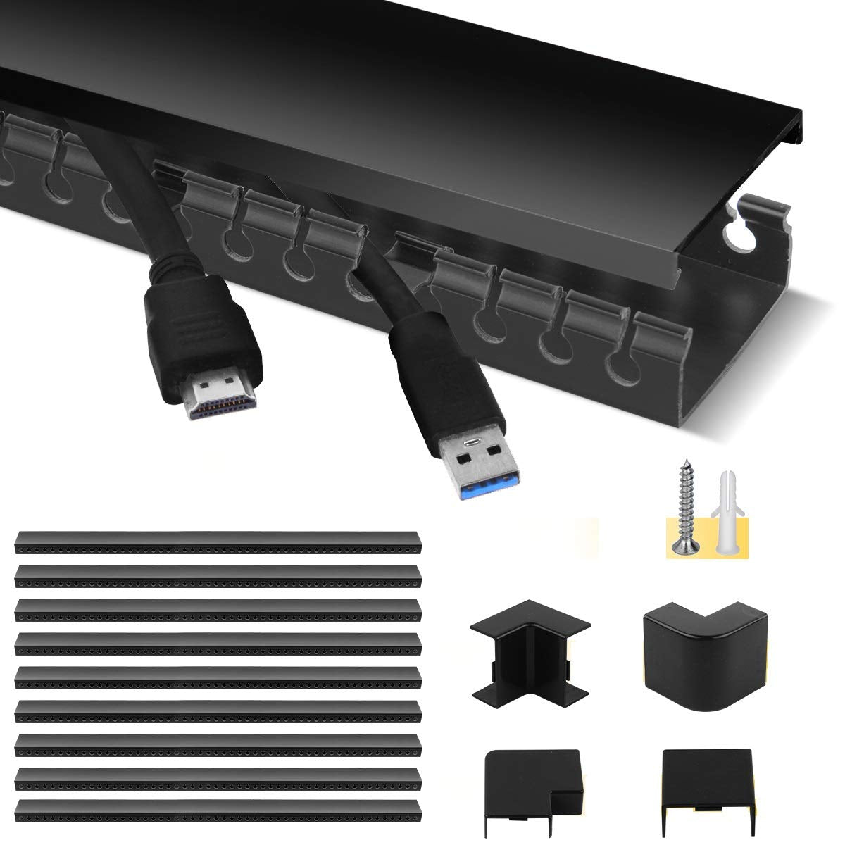 Cable Raceway Kit, Stageek Cable Management System Open - Image 1