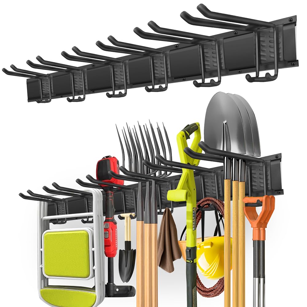 PIYILO 48 in Garage Tool Organizer Wall Mount, Adjustable Tool - Image 1