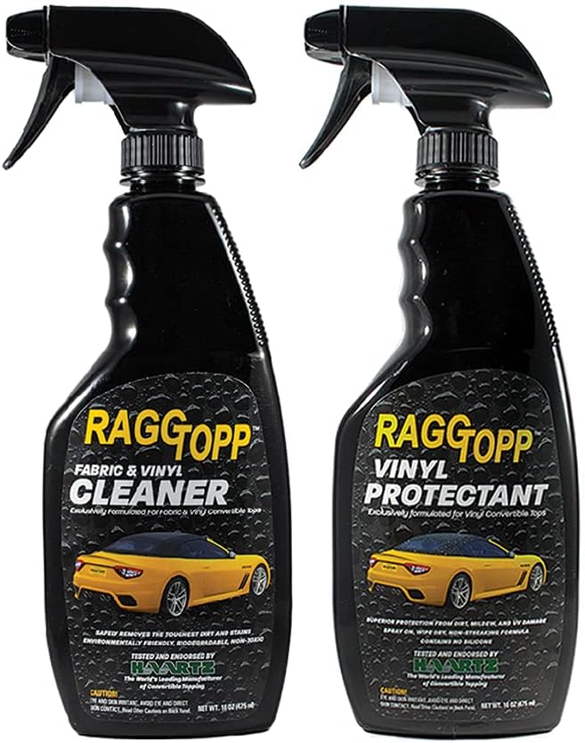 Raggtopp Convertible Top Vinyl Cleaner & Protectant Kit 16 ounce