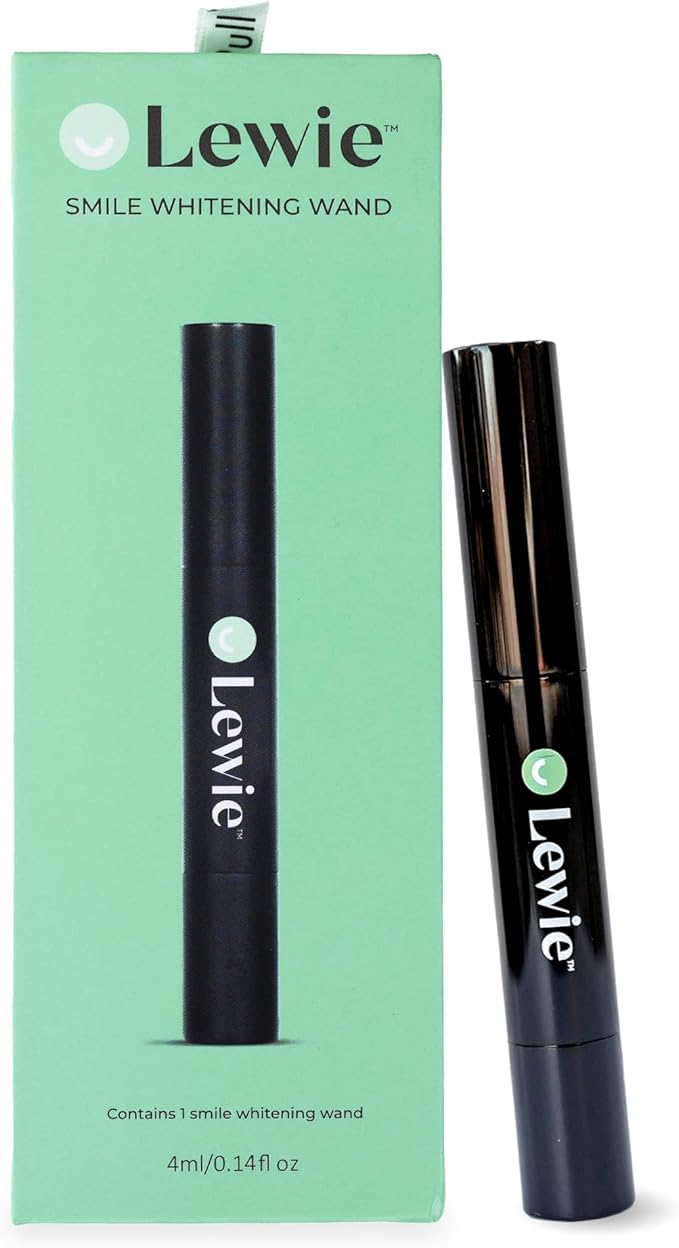 Lewie Teeth Whitening Pen – Enamel Safe Whitening Gel Wand, Portable Spot Treatment for Coffee Stains, Travel Friendly