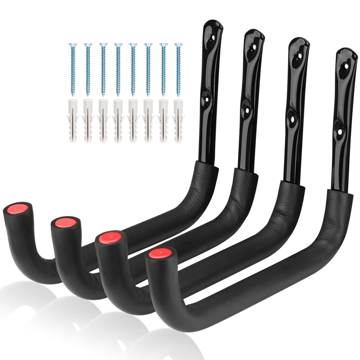 12.7 Inch Heavy Duty Large Tool Hanger, 4 Pack Wall | Garage Storage - Image 1