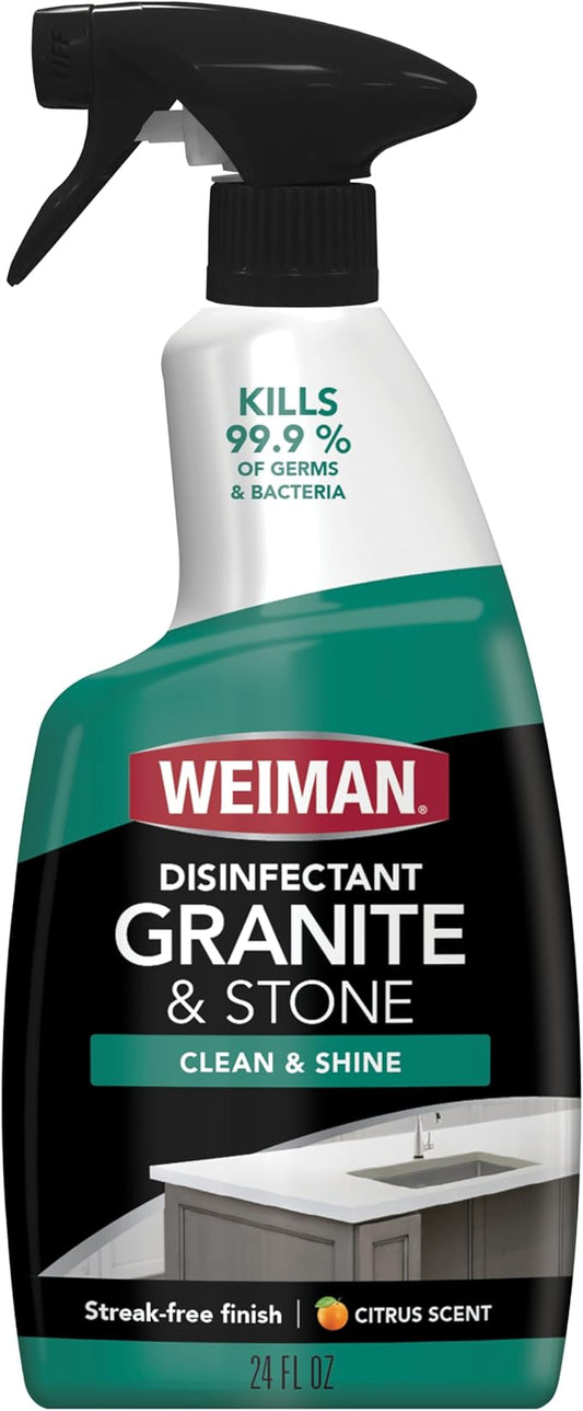 Weiman Disinfectant Granite Daily Clean & Shine, 24 Fl Oz (Pack of 1)