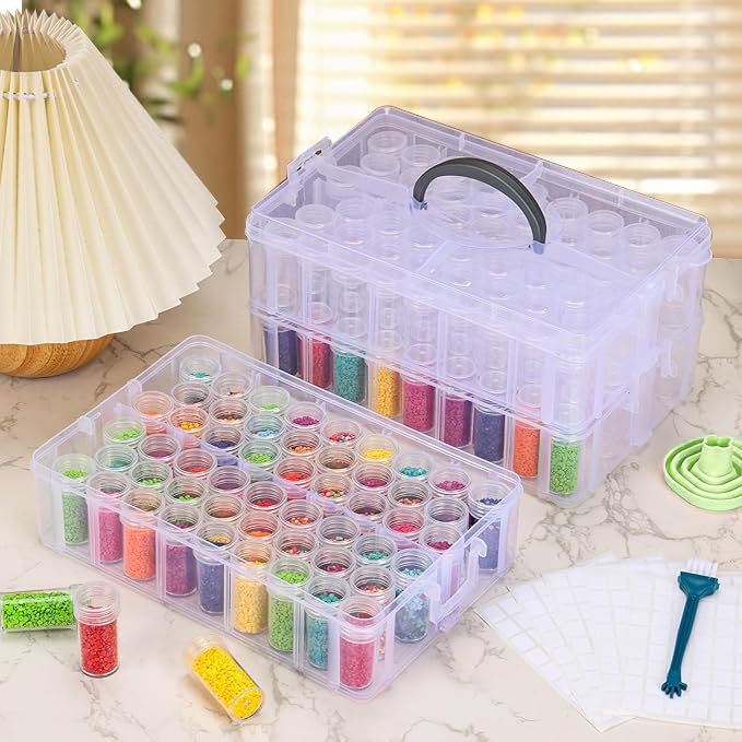 3-Tier Diamond Painting Storage Container, 150 Slots - Image 3